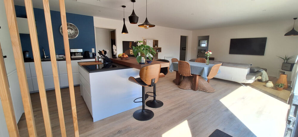Vente Maison Fouesnant, très jolie maison de plain pied, de 2021, 4 chambres, à 1.7 km des plages ! Fouesnant
