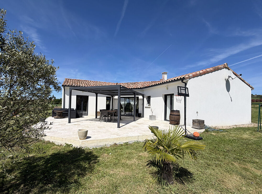 MONTALZAT, Maison récente sur grand terrain