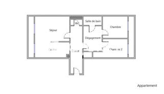  Appartement à vendre 3 pièces 65 m²