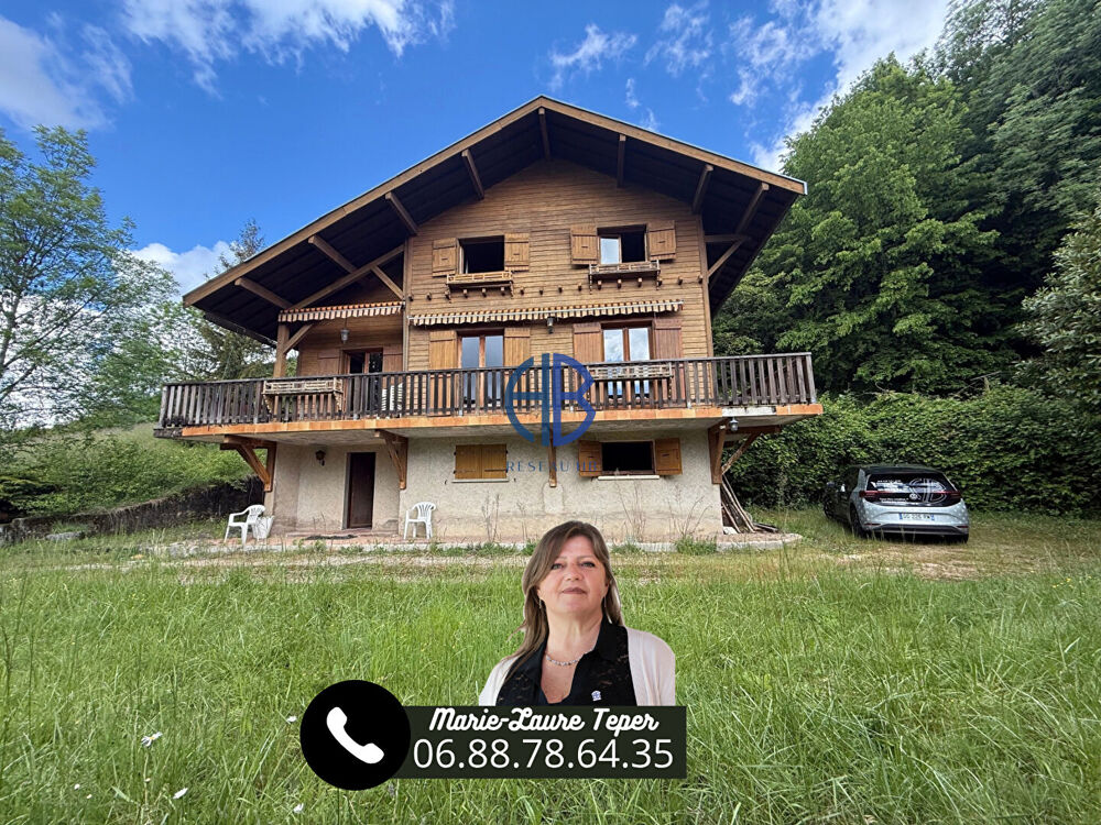 Chalet de 113 m2 + sous-sol sur 7500m2 de terrain.