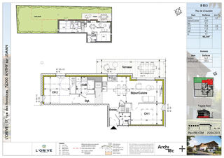  Appartement � vendre 3 pi�ces 60 m�