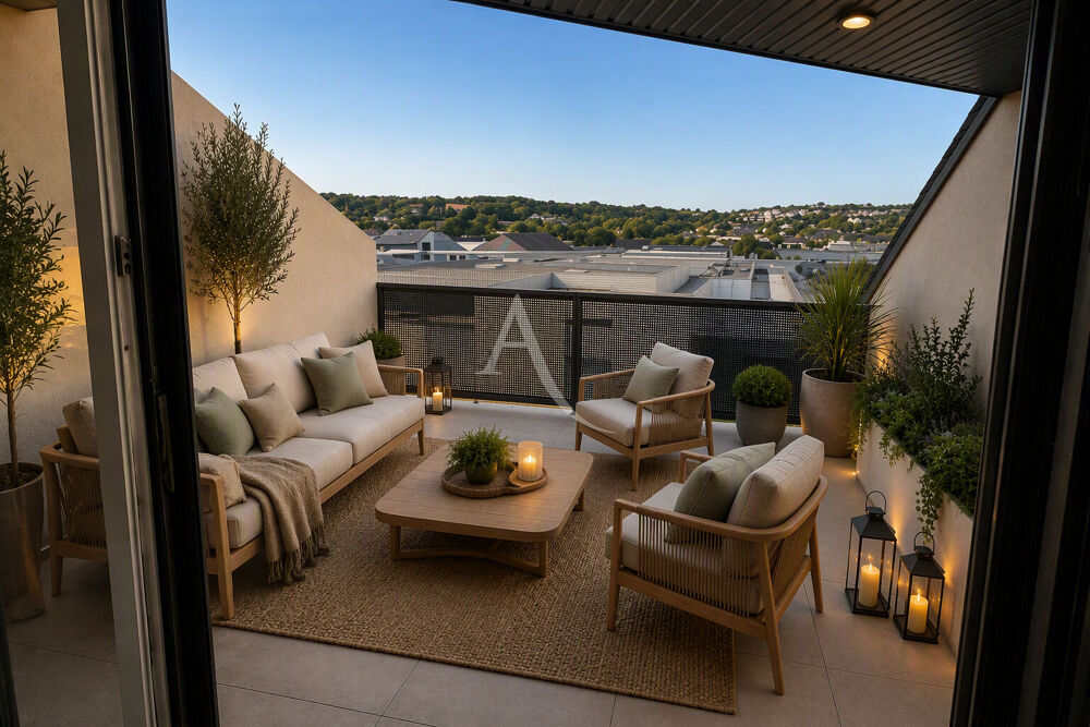 Vente Appartement Appartement neuf  T5 de 122 m² dernier étage terrasse  à proximité des bords de la Loire Chalonnes sur loire