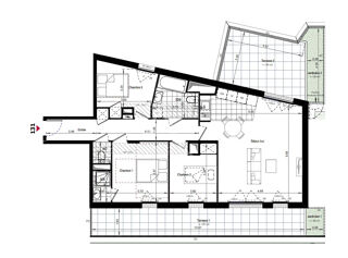  Appartement à vendre 5 pièces 86 m²