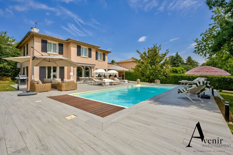   Maison Ecully 200 m2 - 5 chambres - climatis�e - piscine - garage double Maison - 7 pi�ce(s) - 200 m�