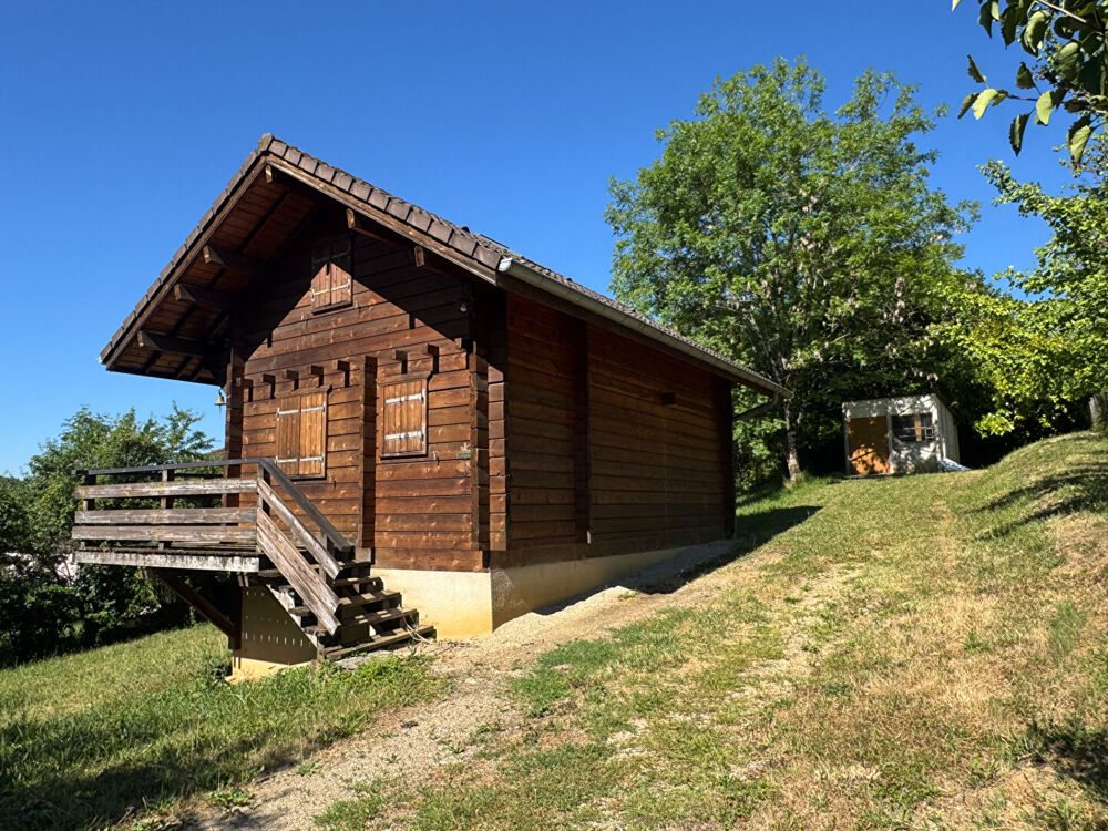 Chalet bois madrier Montmorot / 3 pièces / 1 chambres / 50 m²