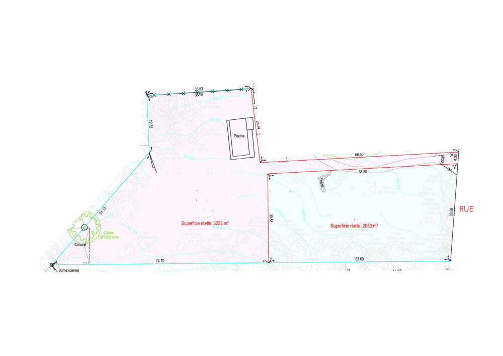 Vente Terrain Terrain Medis 2 044 m² viabilisé + possibilité d'étendre à 5 267m² Medis