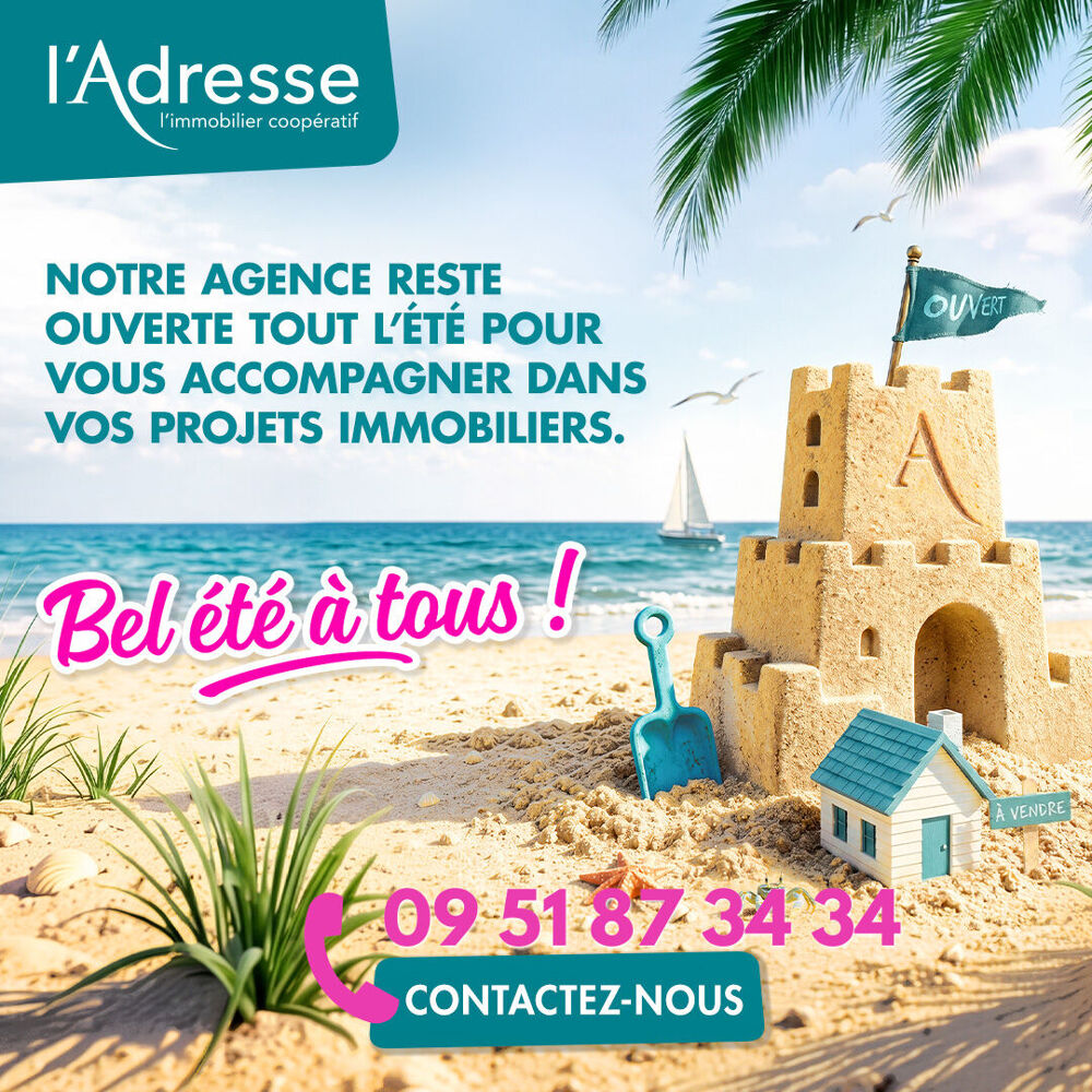 PALAVAS-LES-FLOTS - RIVE DROITE - T2 - 48 M2 - TRAVERSANT AVEC TERRASSE, PARKING PRIVÉ ET ACCÈS DIRECT