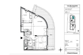  Appartement � vendre 3 pi�ces 1 m�