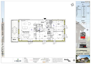  Appartement  vendre 4 pices 80 m