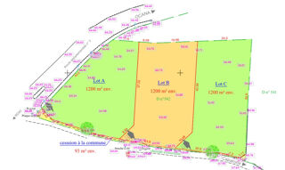  Terrain � vendre 1200 m�
