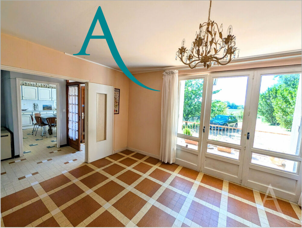 MAISON T4 124 M2 avec T2 , Garage, dépendances,1500m² de terrain.