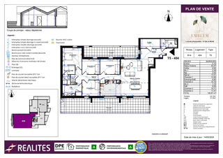  Appartement  vendre 5 pices 1 m