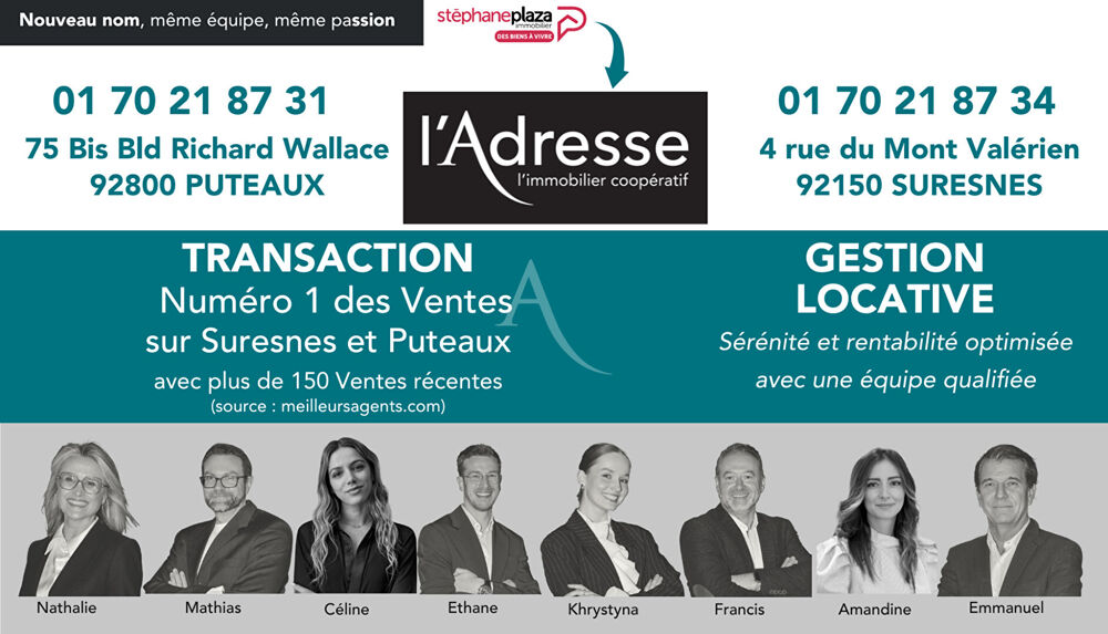  vendre  Appartement Suresnes (92150)