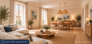 Vente Appartement CERBÈRE - PLATEAU COMPLET 85 M² À RÉNOVER - IMMEUBLE BOURGEOIS Cerbere
