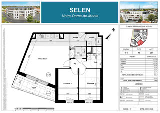  Appartement � vendre 3 pi�ces 70 m�