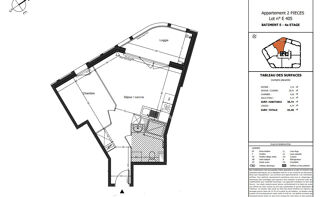  Appartement � vendre 2 pi�ces 39 m�