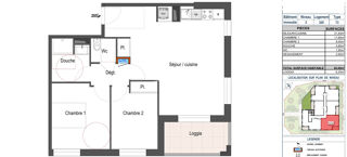  Appartement à vendre 3 pièces 62 m²