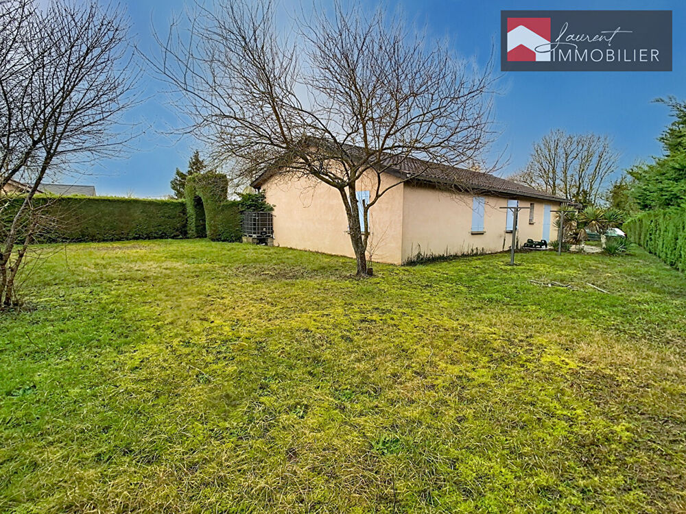 Villa de plain pied, 4 chambres, double garage - 01190 GORREVOD