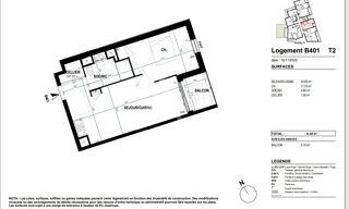  Appartement à vendre 2 pièces 42 m²