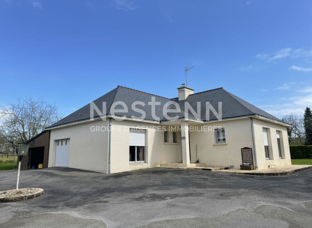 Maison de plain-pied avec 1 hectare de terrain - Proche Questembert centre