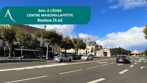Cession de bail Maisons-Laffitte boutique 74 m2 75000 78600 Maisons laffitte