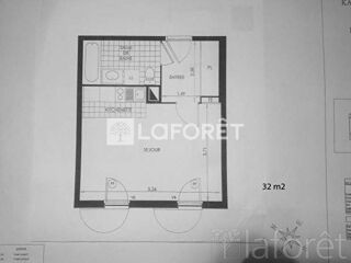  Appartement à louer 1 pièce 32 m²