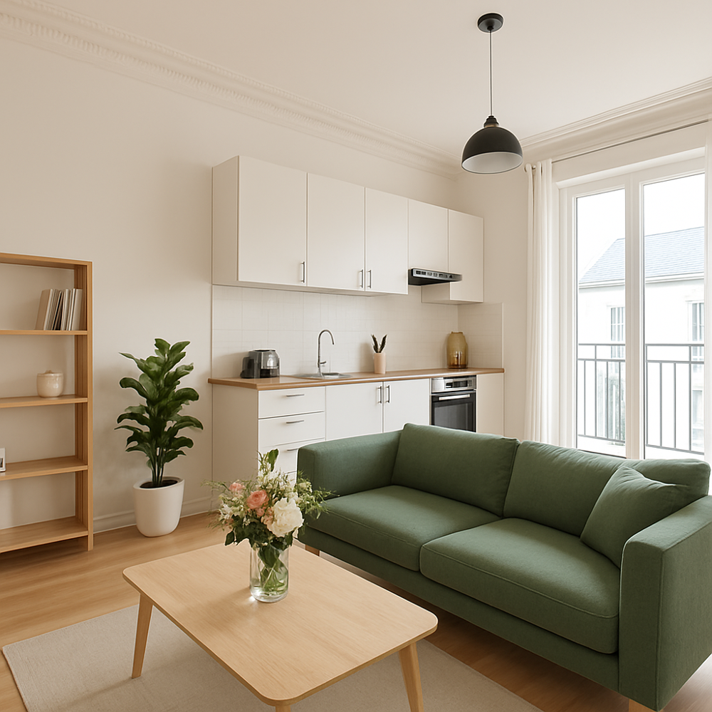 Appartement 2 pièces de 49 m2 (Berck)
