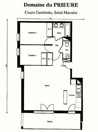  Appartement � vendre 3 pi�ces 65 m�