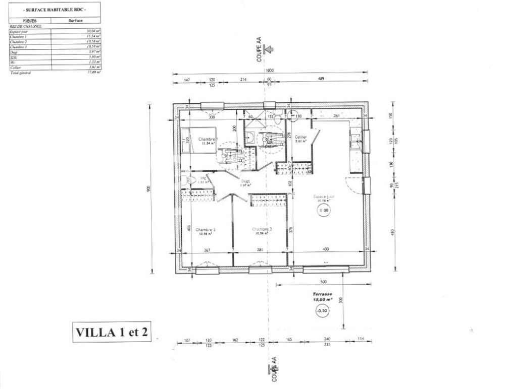 Vente Maison À VENDRE - Maison neuve de plain-pied - 3 chambres - Normes RE 2020 - Jaujac Jaujac