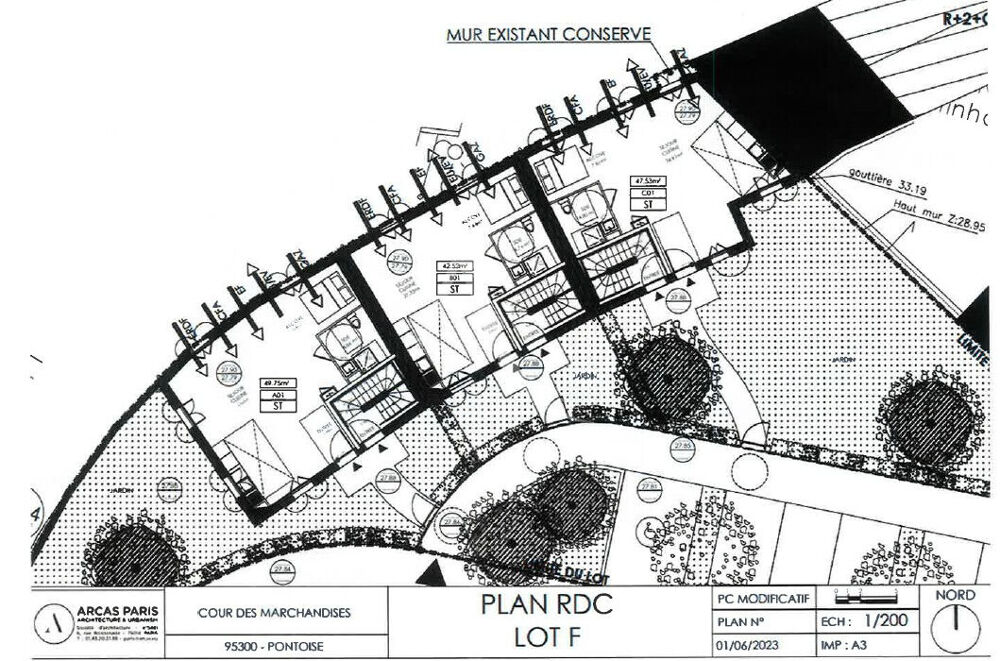 Vente Terrain Terrain Pontoise Gare 217m2 Pontoise
