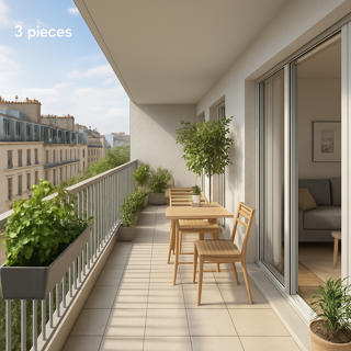  Appartement à vendre 3 pièces 63 m²