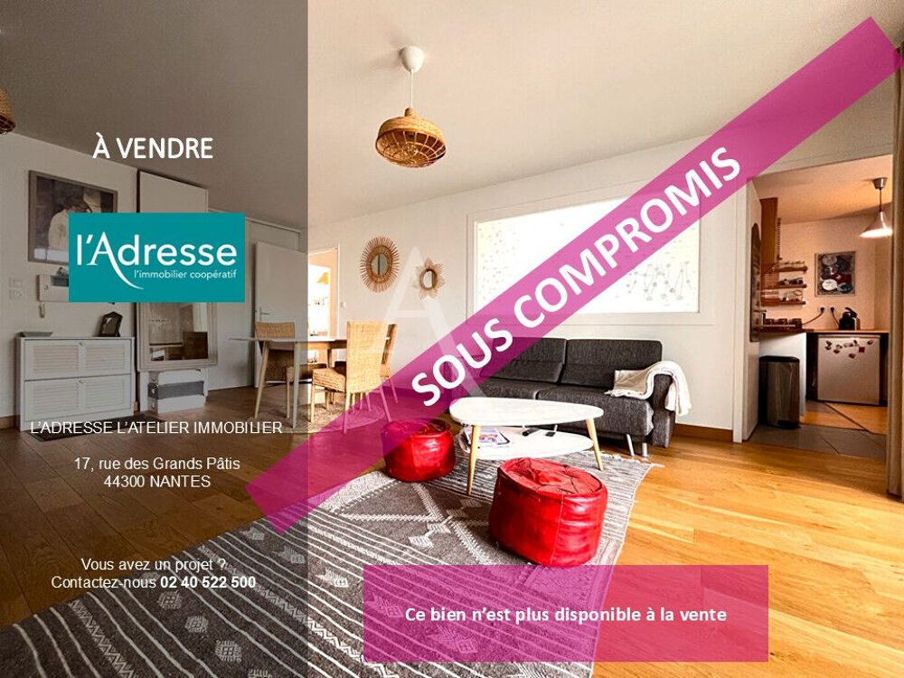 Appartement Nantes 3 pièce(s)