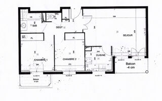  Appartement  vendre 3 pices 57 m