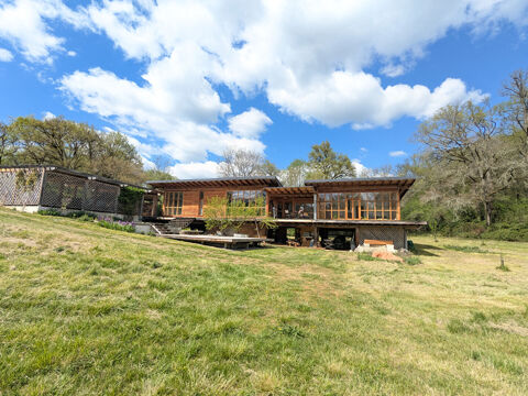   Maison en bois bioclimatique sur grand terrain Maison - 5 pièce(s) - 147 m²