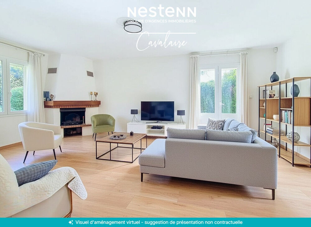 Vente Maison Environnement calme pour cette maison d'environ 141 m² sur  un terrain de 792 m² avec piscine et double garage Cavalaire sur mer
