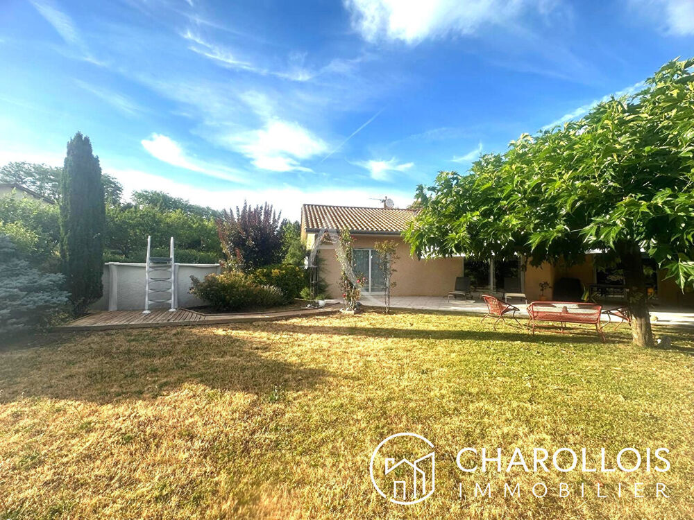 Maison familiale 140m² avec sous sol et vue dégagée - CHARNAY LES MÂCON
