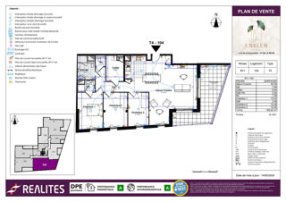  Appartement � vendre 4 pi�ces 109 m�