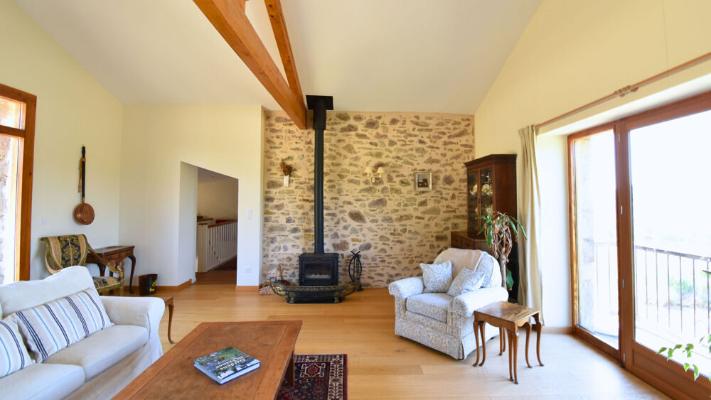 Vente Maison ÉLÉGANCE ET NATURE : UNE MAISON RÉINVENTÉE  ET OUVERTE SUR LA VALLÉE Cordes sur ciel