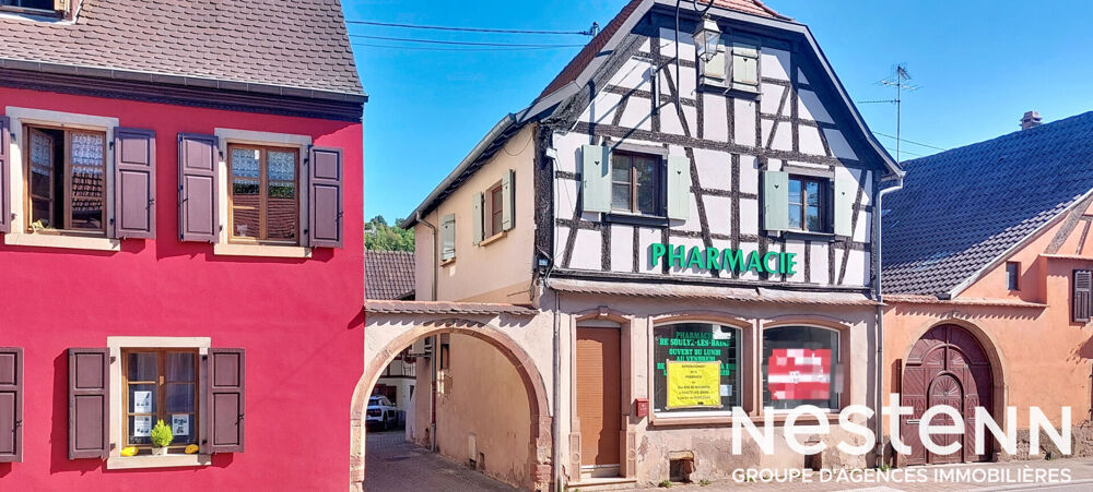 Vente Maison Maison comprenant commerce, appartement 3 pièces, garage ,177 m2 Soultz les bains
