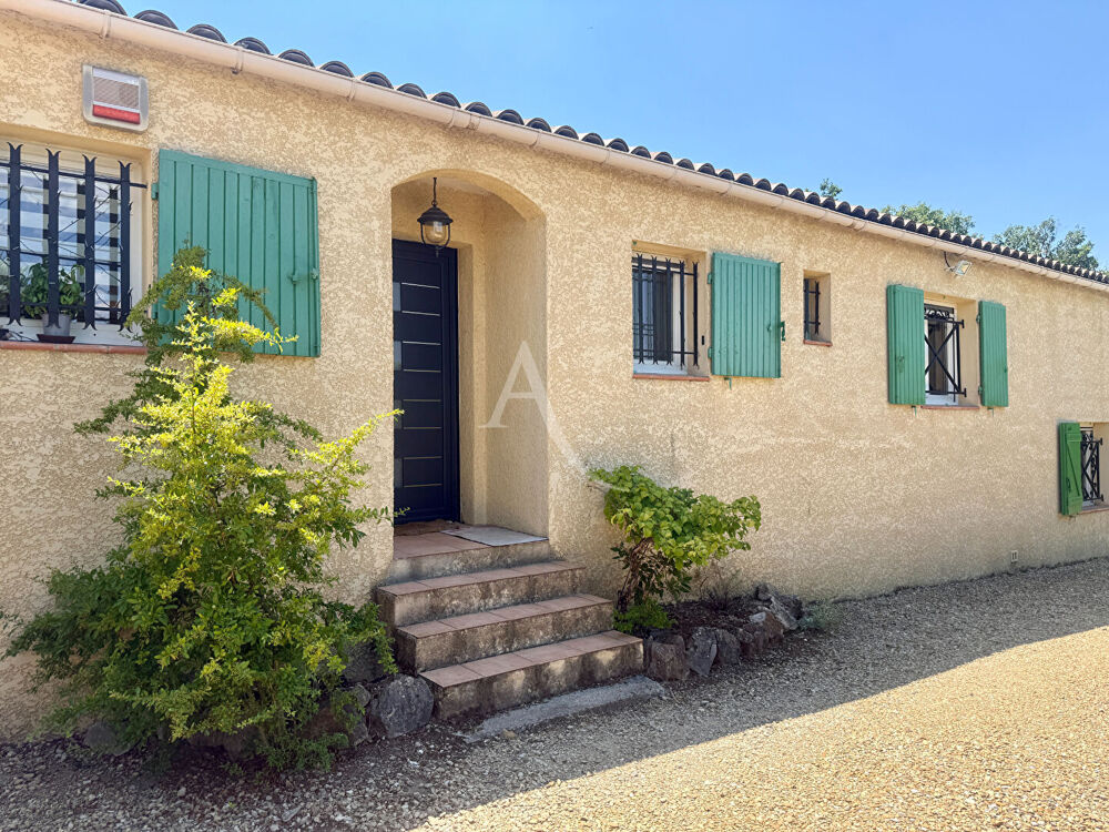 VILLA DE PLAIN-PIED TYPE 5 LUMINEUSE AVEC GARAGE ET EXTÉRIEUR ARBORÉ 1200M2