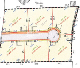  Terrain  vendre 510 m