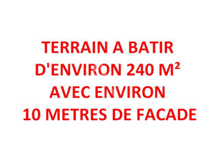  Terrain � vendre 240 m�