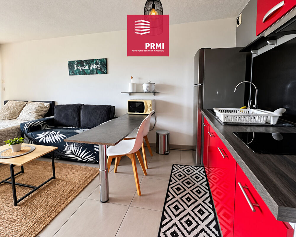 Spacieux appartement studio meublé à Saint-Denis centre 41,23 m² de surface utile