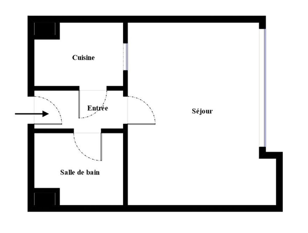 Vente Appartement STUDIO Paris 10 - POUR INVESTISSEMENT LOCATIF - 2 min du métro Colonel Fabien Paris 10