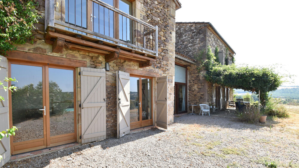 Vente Maison ÉLÉGANCE ET NATURE : UNE MAISON RÉINVENTÉE  ET OUVERTE SUR LA VALLÉE Cordes sur ciel