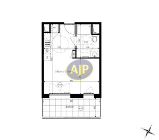  Appartement à vendre 1 pièce 28 m²