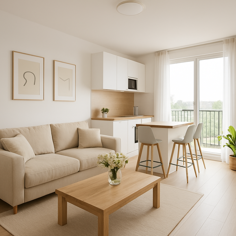 Appartement 2 pièces de 42 m2 (Brétigny-sur-Orge)