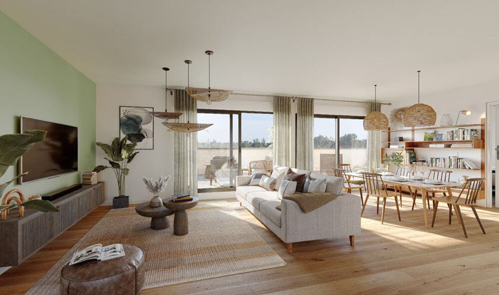 À VENDRE APPARTEMENT T3 DE 61 M² AVEC TERRASSES ET JARDIN PRIVATIF