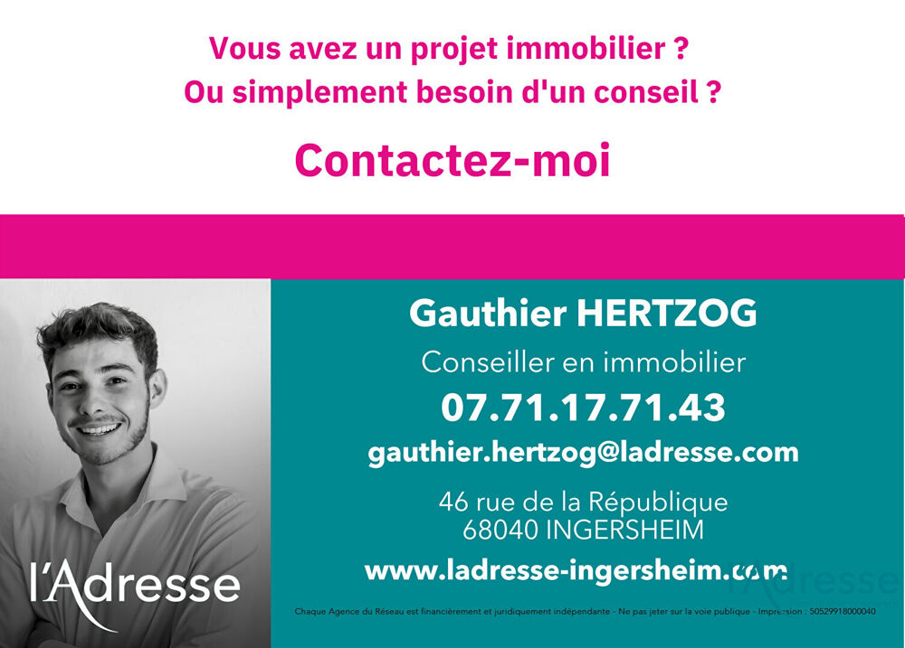 Vente Terrain Terrain Zimmerbach  3334 m2 Zimmerbach
