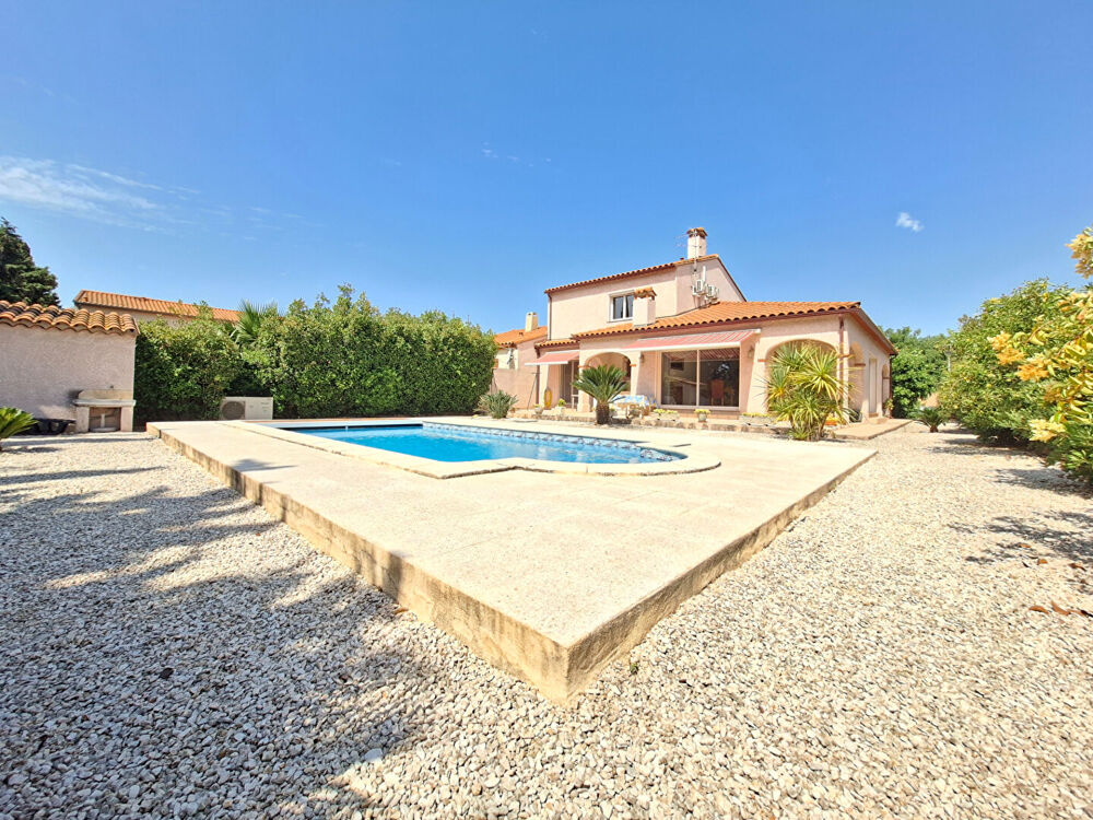 TOULOUGES SUPERBE VILLA 3 FACES AVEC PISCINE, GARAGE ET JARDIN
